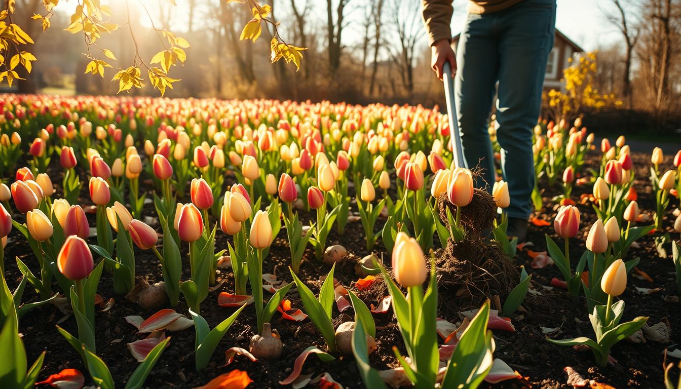 Kiedy wykopujemy tulipany
